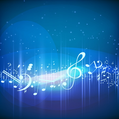 Colorful music background Vector illustration.のイラスト素材