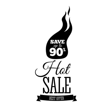 Hot sale vector label sticker banner symbol template designのイラスト素材