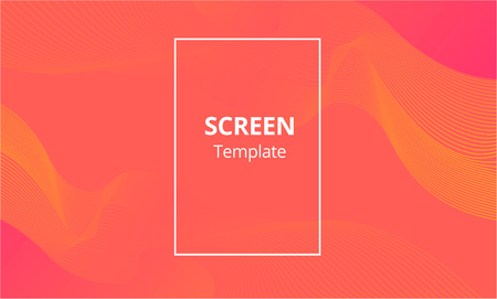 Colorful geometric background. Fluid shapes composition. Eps10 vector illustrationのイラスト素材