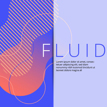 Banner background design. Colored modern abstract templateのイラスト素材