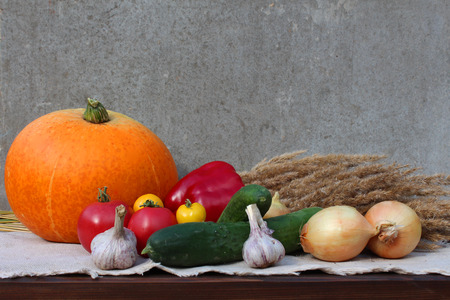 Set of different vegetables.の写真素材