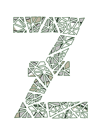 Letter Z logo flower design.のイラスト素材