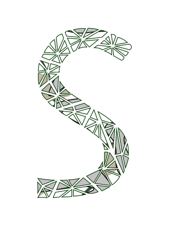 Letter S logo flower design.のイラスト素材