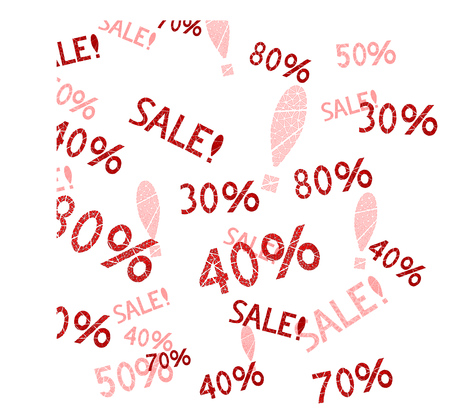 Discounts. Seamless pattern.のイラスト素材