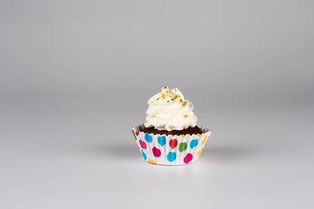 birthday cupcakeの写真素材