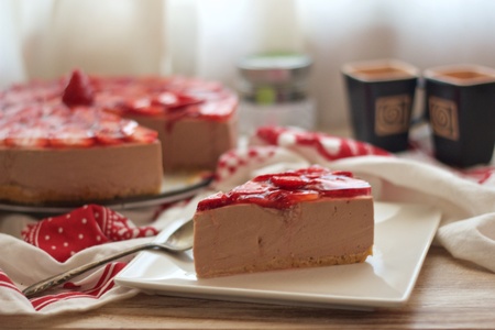 Chocolate mousse cakeの写真素材