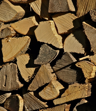 picture showing european wood ready to be used to bbq or making a fire