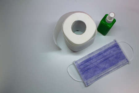 Essential supplies Coronavirus COVID-19 Gloves, sanitizers toilet paper and faisal masks avaliable...