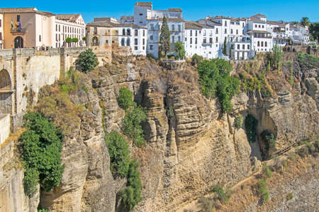 Ronda, medieval and historic city of Malaga, Andalusia, Spainの写真素材