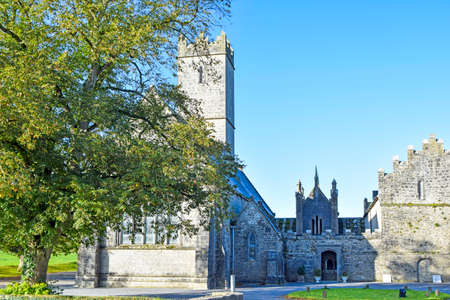 Augustinian Friary in Adare, County Limerick, Irelandの写真素材