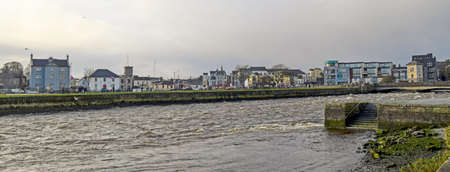 Corrid river passing through the beautiful city of Galway, Ireland