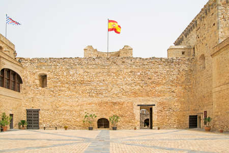 Castillo de Santiago in Sanlucar de Barrameda, Cadiz, Andalusia, Spainのeditorial素材