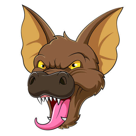 Bat Head Mascot of Illustrationのイラスト素材