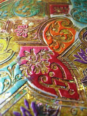 Beautiful India-inspired textureの写真素材