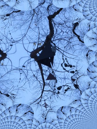 Wind chime on a tree fractal