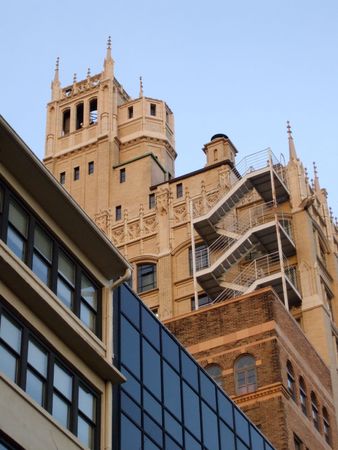 Castle-like building in downtown Asheville, NC