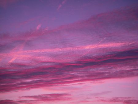 Sunset skiesの写真素材