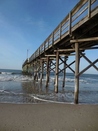 Fishing pierの写真素材