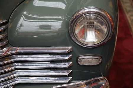 close-up view  of a classic vintage carのeditorial素材
