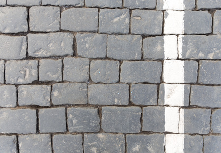 Paving stone on Red square, Moscow, Russia