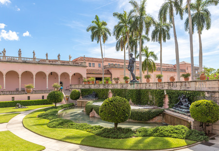 SARASOTA, USA - SEPTEMBER 03: Ringling museum complex on September 03, 2014 In Sarasota, USA. Built by circus magnate John Ringling in 1924.のeditorial素材