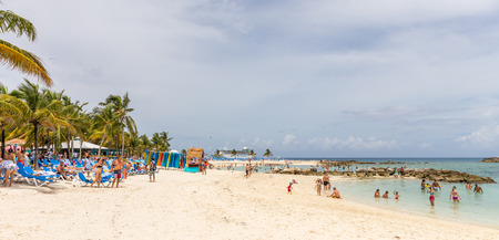 BAHAMAS - SEPTEMBER 6, 2014: Small island on Bahamas on September 6, 2014のeditorial素材