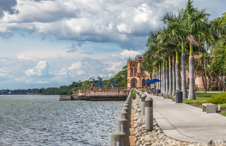 SARASOTA, USA - SEPTEMBER 03: Ringling museum complex on September 03, 2014 In Sarasota, USA. Built by circus magnate John Ringling in 1924.のeditorial素材