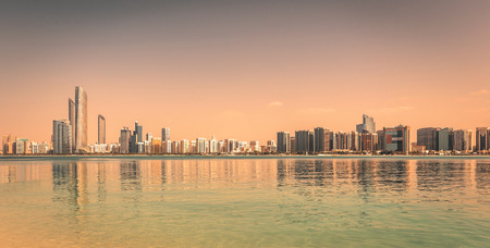 Abu Dhabi Skylineの写真素材