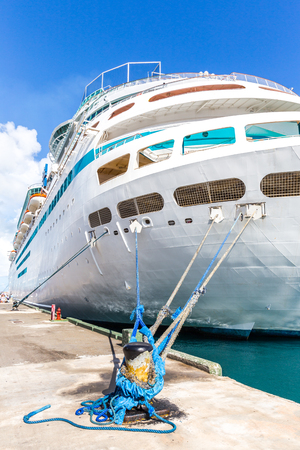Royal Caribbeans ship, Majesty of the Seas in the Port of the Bahamasのeditorial素材