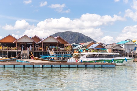 THAILAND, PHUKET, 2018 - Ko Panyi Gipsy village on waterのeditorial素材