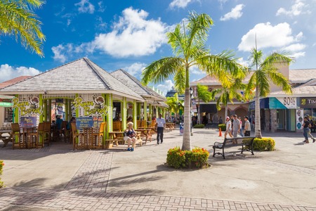 Streets in Basseterre St. Kits and Nevisのeditorial素材