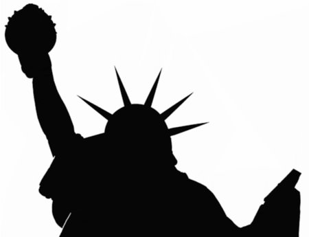 statue of liberty, new york,のイラスト素材