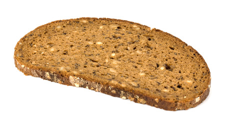 bread on a white background
