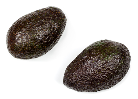 avocado on white backgroundの写真素材