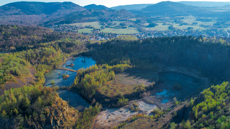 stone quarry in the mountains of Germany