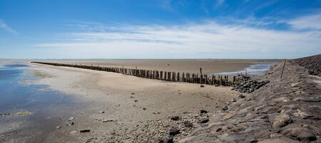 North Sea at low tide. Germany Nordstrandの写真素材