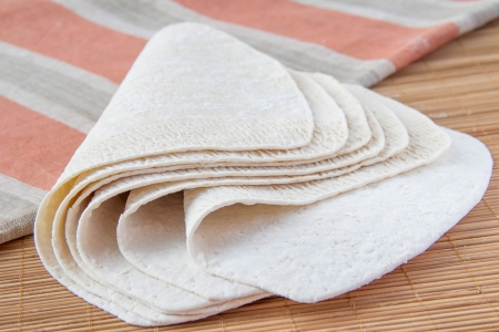 Wheat tortillasの写真素材