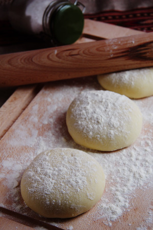 Bread doughの写真素材