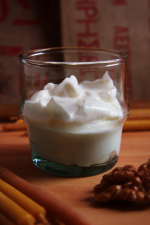Greek yogurtの写真素材