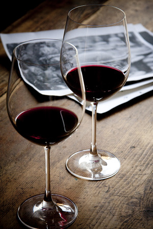 Wine glassesの写真素材