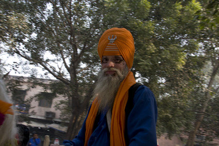 Guru Nanak Jayanti celebration in Delhi, Indiaのeditorial素材
