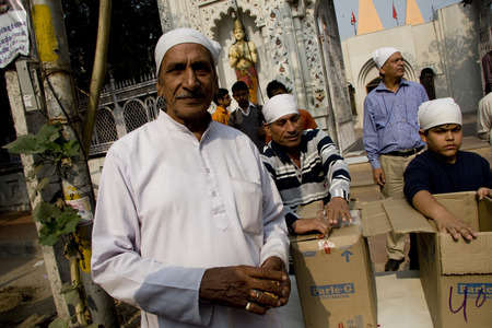 Guru Nanak Jayanti celebration in Delhi, Indiaのeditorial素材
