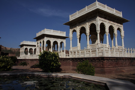 Jaswant Thada mausoleum in Jodhpur, Indiaの写真素材