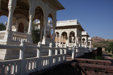 Jaswant Thada mausoleum in Jodhpur, Indiaの写真素材