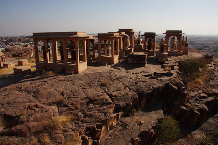 Jaswant Thada mausoleum in Jodhpur, Indiaの写真素材