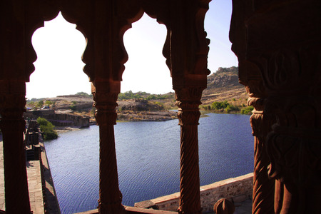 Jaswant Thada mausoleum in Jodhpur, Indiaの写真素材