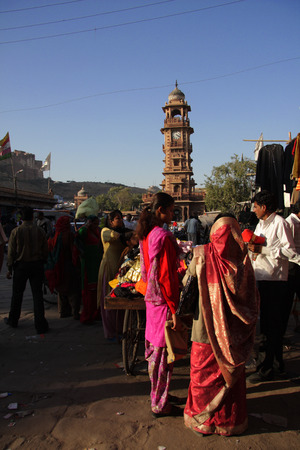 Clock Tower in Jodhpur, Indiaのeditorial素材