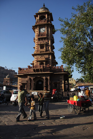 Clock Tower in Jodhpur, Indiaのeditorial素材