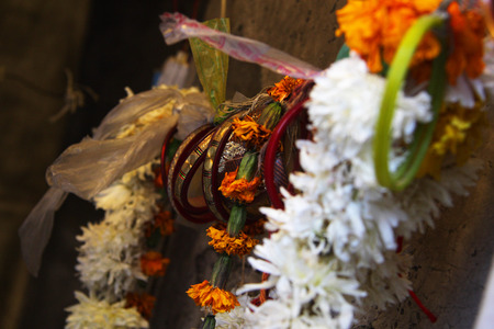 Muslim shrine at Mehrangarh Fort in Jodhpur, Indiaの写真素材