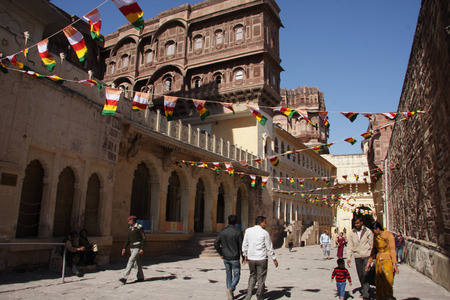 Mehrangarh Fort in Jodhpur, Indiaのeditorial素材